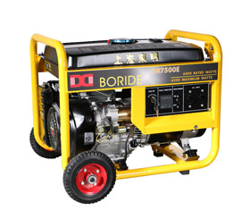 上海東明6千瓦野外施工小型汽油發電機組 BR7500 上海東明6千瓦野外施工小型汽油發電機組 BR7500
